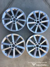 4 jante aliaj originale Skoda Octavia 3 Teron R17 5x112 ET49 