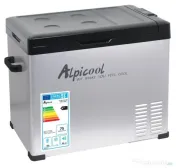 Frigider Auto Alpicool 50L, Compresor, 12/24V, 230V, -20 Grade Celsius 