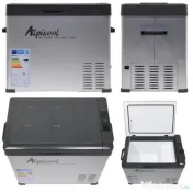 Frigider Auto Alpicool 50L, Compresor, 12/24V, 230V, -20 Grade Celsius 