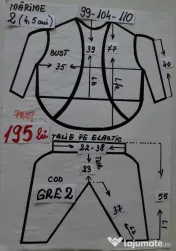 Costum Greiere (Licurici) pentru copii 4-5-6-7 ani 195 lei 