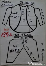Costum Greiere (Licurici) pentru copii 4-5-6-7 ani 195 lei 