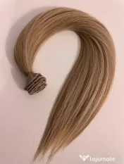 Extensii par nuanta blond natural clip-on - set complet 