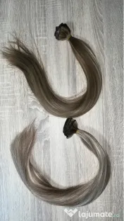 Extensii par nuanta blond natural clip-on - set complet 