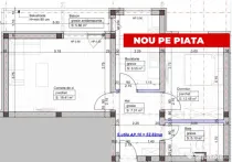 Apartament 2 camere decomandat – loc de parcare 53MP