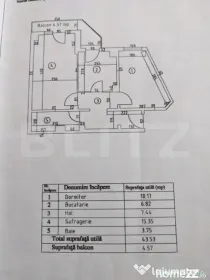 Apartament 2 camere| 48 mp| Centru Târgoviște| Lângă Pri