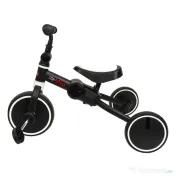 Tricicleta pliabila 2 in 1 pentru copii, reglabila, negru-alb / ZTS8484 