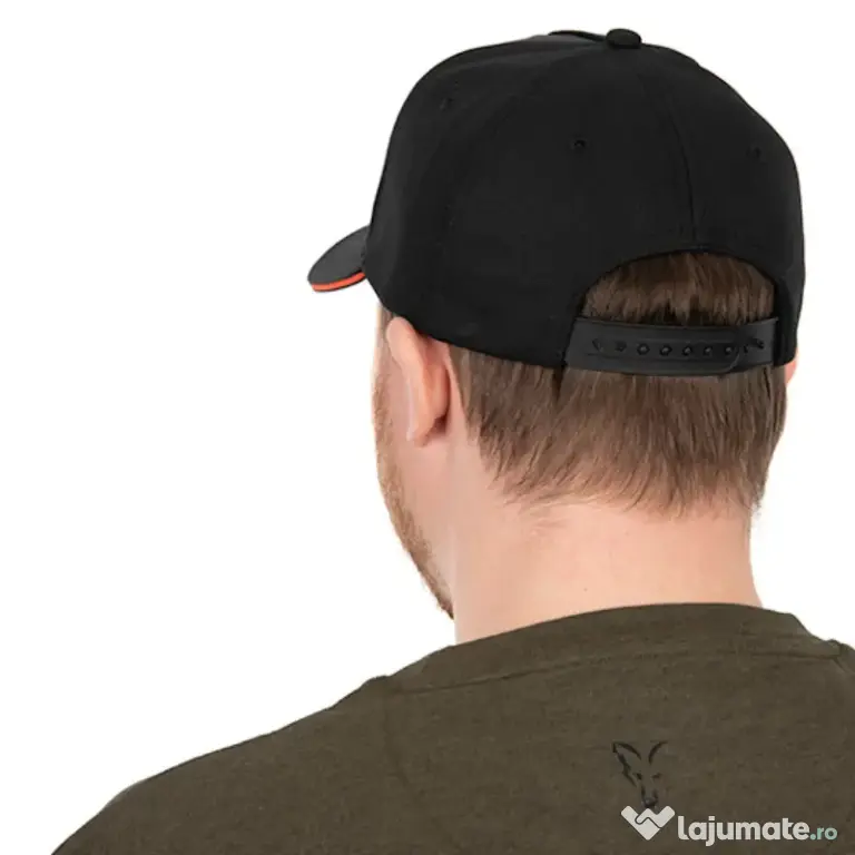 Sapca Fox Black Orange Baseball