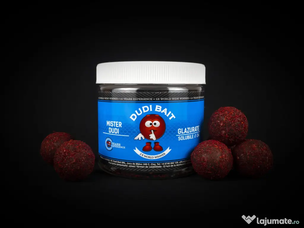 Boilies de carlig Dudi Baits Mister Dudi Glazurate tari 16mm