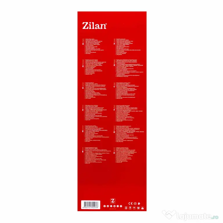 Aeroterma ceramica turn, putere 2200W, ecran cu atingere si Timer 8H / ZLN 2076