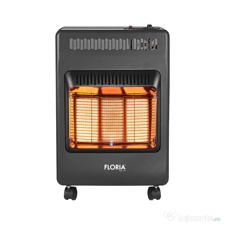 Sobă pe gaz, putere 4200 W, 3 plăci ceramice, aprindere piezoelectrică, demontată, FLORIA / ZLN8455
