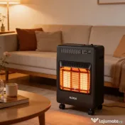Sobă pe gaz, putere 4200 W, 3 plăci ceramice, aprindere piezoelectrică, demontată, FLORIA / ZLN8455 