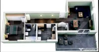 Apartament 2 camere, 60 mp utili, terasa 17 mp, zona de Nord