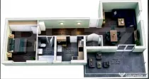 Apartament 2 camere, 60.52 mp, zona de Nord