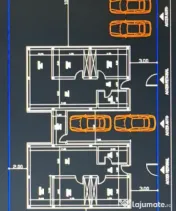 Duplex cu 3 camere, despartit prin baie si pod mansardabil - 