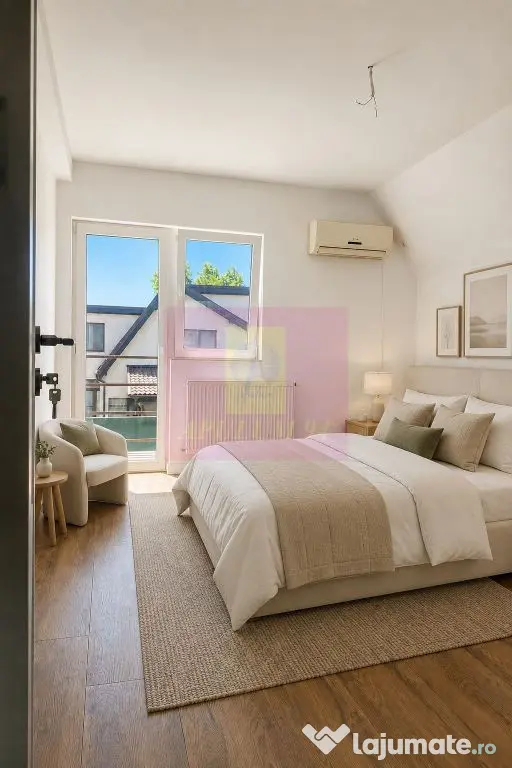 Duplex Mogoșoaia | 3 dormitoare, grădină și 2 parcări |