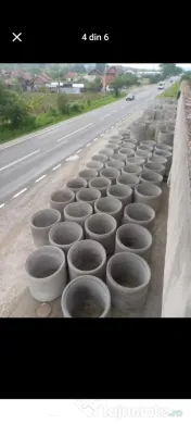 Sap fose, vând tuburi de beton 