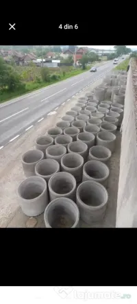 Sap fose, vând tuburi de beton 