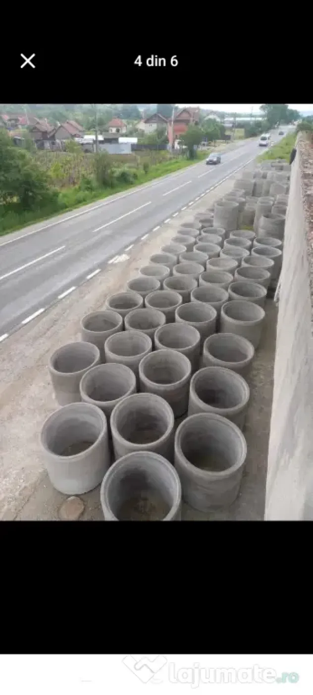 Sap fose, vând tuburi de beton