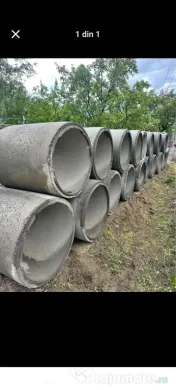 Sap fose, vând tuburi de beton 