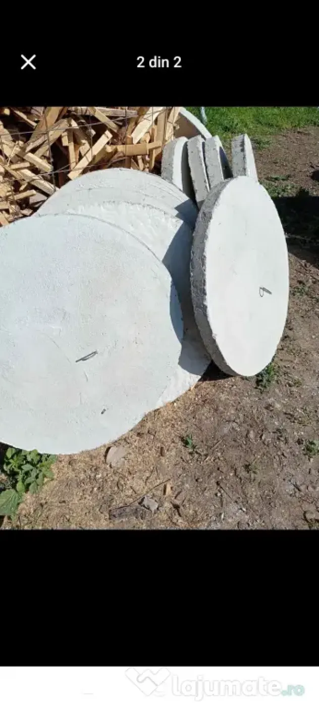Sap fose, vând tuburi de beton