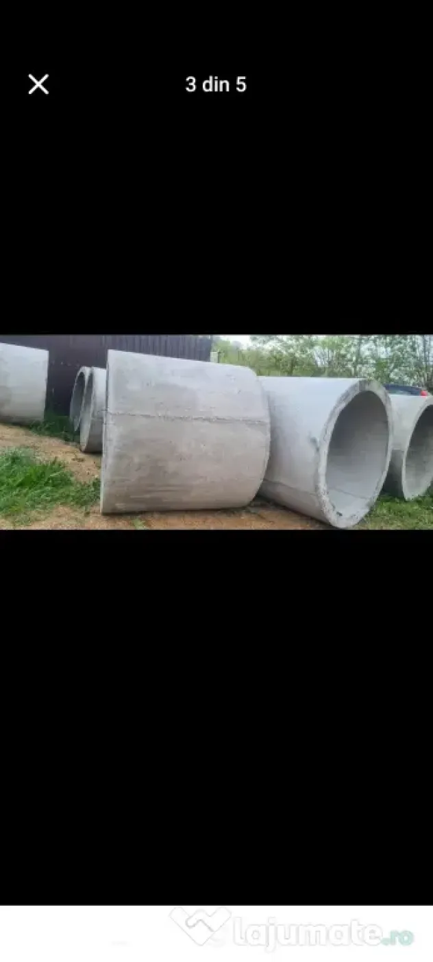 Sap fose, vând tuburi de beton