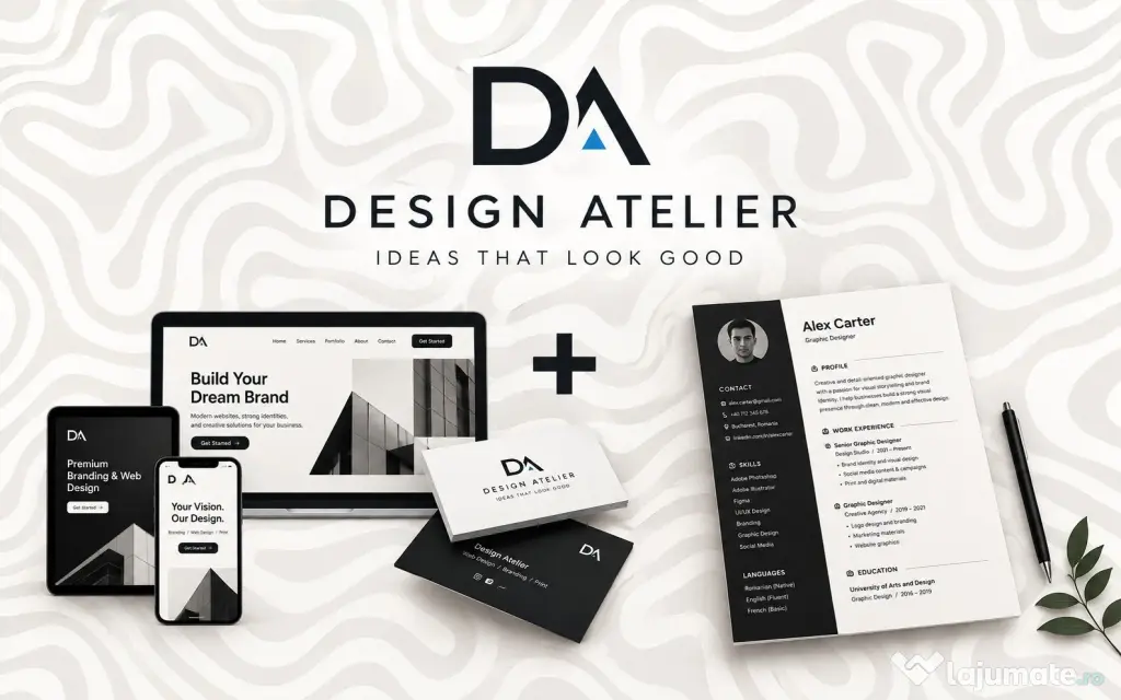 Creare site web și magazin Shopify cu schiță gratuită