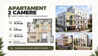2 camere compact | Biruintei - metrou Berceni 