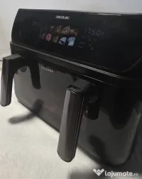 Friteuză cu aer cald Cecotec Cecofry, 2 sertare, Sync & Match