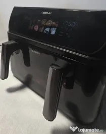 Friteuză cu aer cald Cecotec Cecofry, 2 sertare, Sync & Match