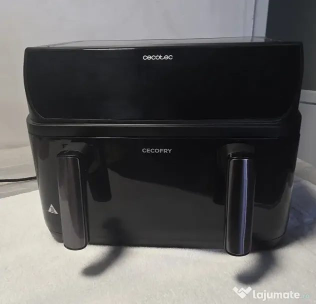 Friteuză cu aer cald Cecotec Cecofry, 2 sertare, Sync & Match