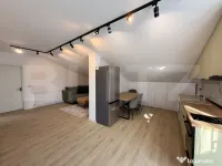 Mansardă casă nouă, acces exterior, 89 mp, curte, Romane?