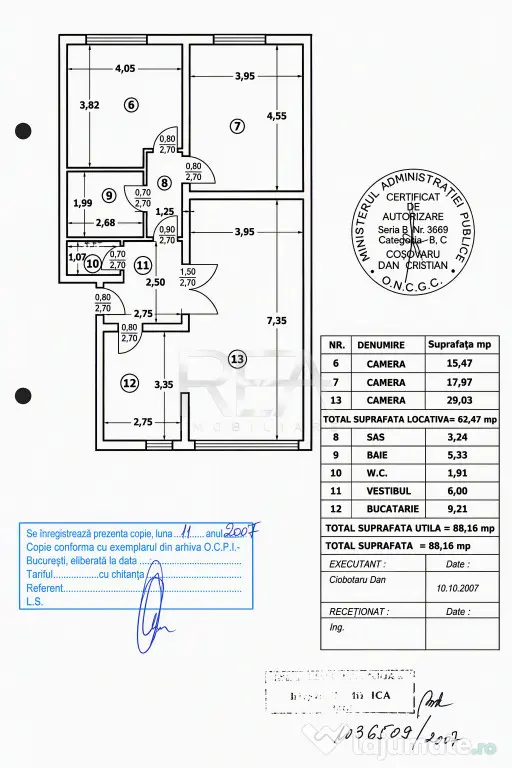 3 camere renovat, P/4, bloc 2008, la 15 minute de metrou Gor - Bucuresti (Bucuresti-Ilfov)