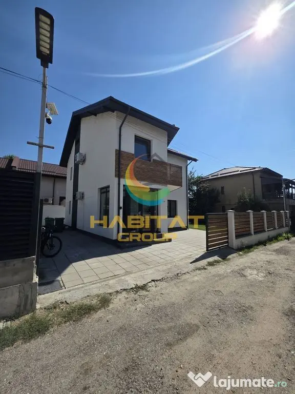 Casa 4 camere, mobilata & utilata, strada privata, teren 302 mp - Berceni (Bucuresti-Ilfov)