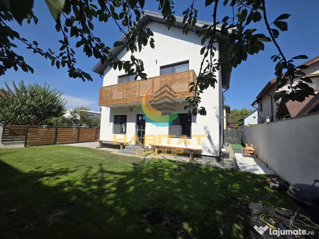Casa 4 camere, mobilata & utilata, strada privata, teren 302 mp - Berceni (Bucuresti-Ilfov)