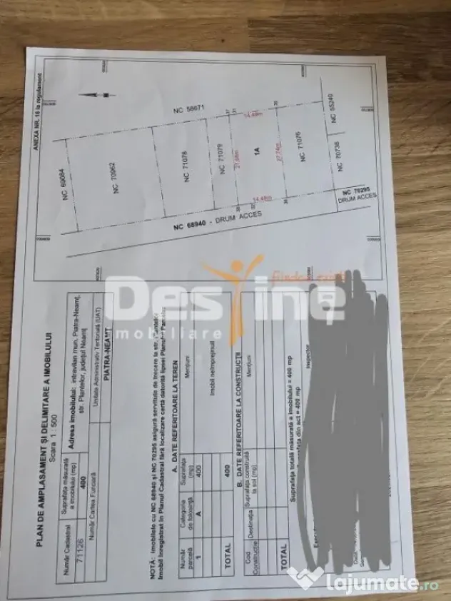 Loturi de Teren Fermelor Strada Plantelor - Piatra-Neamt (Neamt)