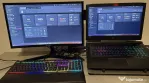 HP Omen17, Monitor curbat Samsung144hz, Tastatura Razer, Camera Logitech, cooler