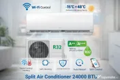 Aer conditionat Envion split 24000 BTU cu WiFi, R32, eficienta A++ 