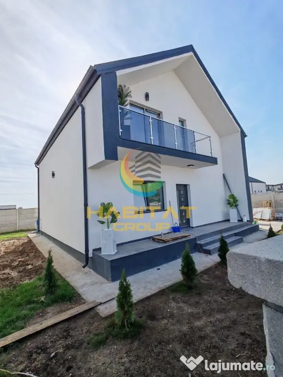 Casă individuală cu 4 camere, 3 băi și încălzire în pardoseală - Berceni (Bucuresti-Ilfov)