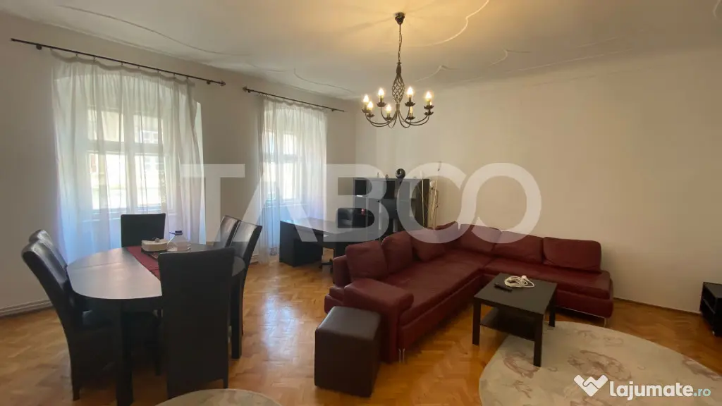 Apartament de inchiriat mobilat utilat 2 camere 80 mpu in Si - Sibiu (Sibiu)