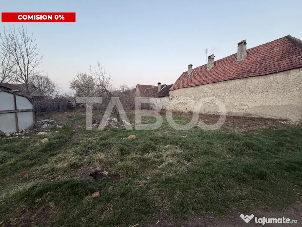 Teren intravilan 1770 mp cu utilitati 13m front stradal Comu - Parau (Brasov)