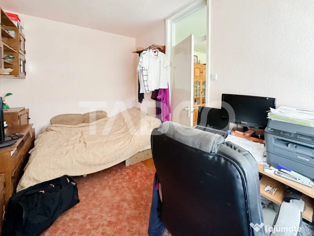 Apartament de vanzare 2 camere 48mp mobilat utilat zona Miha - Sibiu (Sibiu)