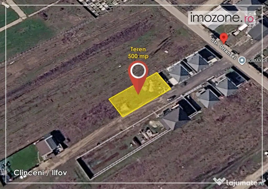 Teren intravilan 500 mp, Clinceni, ideal pentru constructii - Clinceni (Bucuresti-Ilfov)