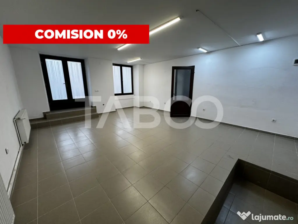 Spatiu comercial 4 camere 84 mpu doua intrari la strada Oras - Sibiu (Sibiu)