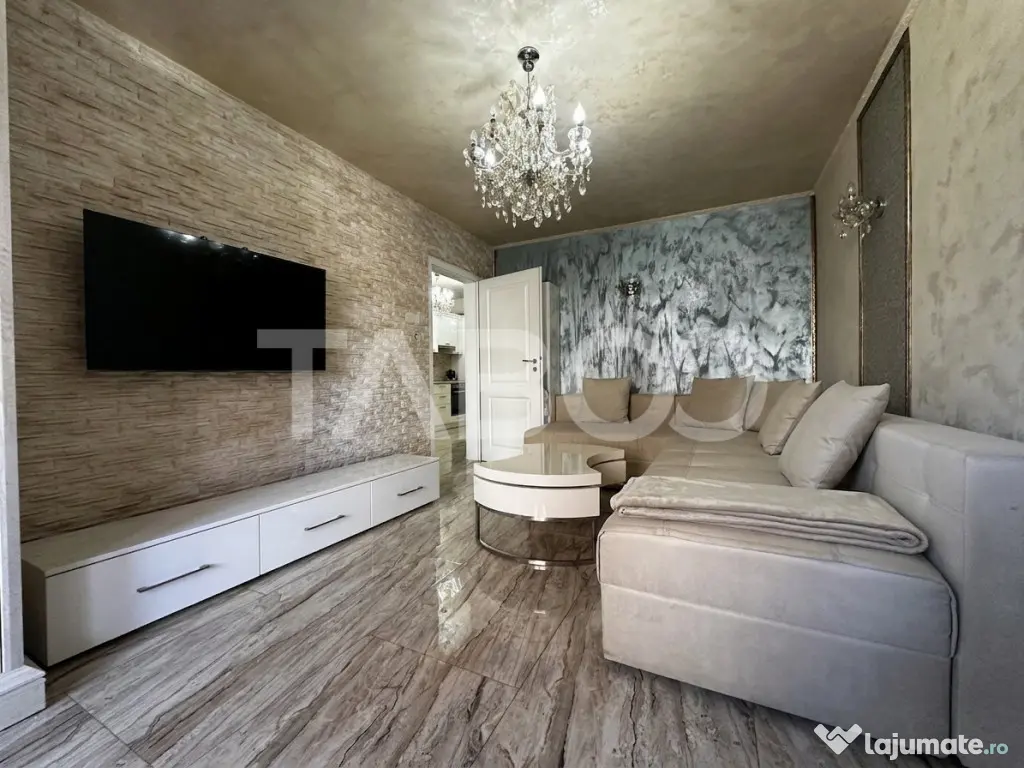 Apartament de vanzare 4 camere ultrafinisat etaj 1 Sibiu zon - Sibiu (Sibiu)