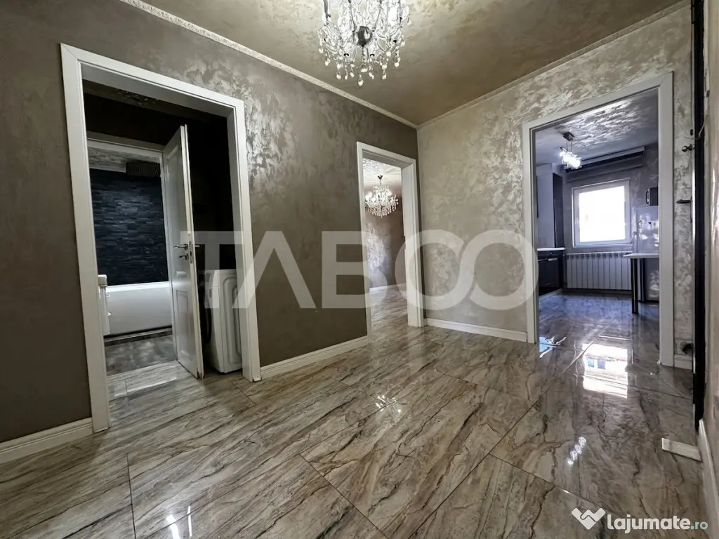 Apartament de vanzare 4 camere ultrafinisat etaj 1 Sibiu zon - Sibiu (Sibiu)