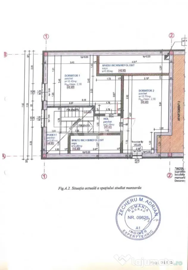 Apartament cu 3 camere pe 2 nivele zona Centrala Piata Abato - Cluj-Napoca (Cluj)