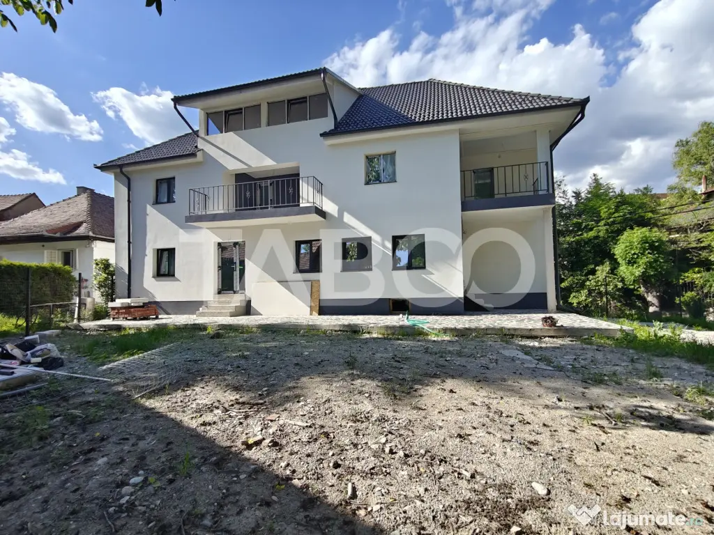 Casa spatioasa - aer curat si priveliste spre munti - teren - Cisnadioara (Sibiu)