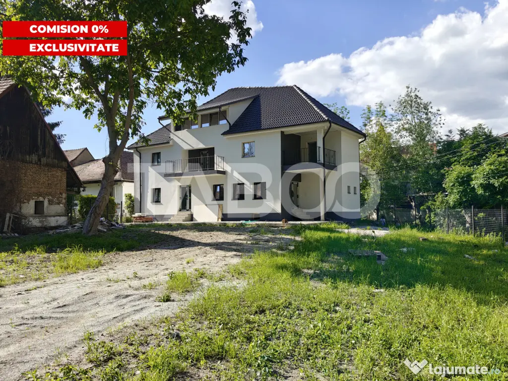 Casa spatioasa - aer curat si priveliste spre munti - teren - Cisnadioara (Sibiu)