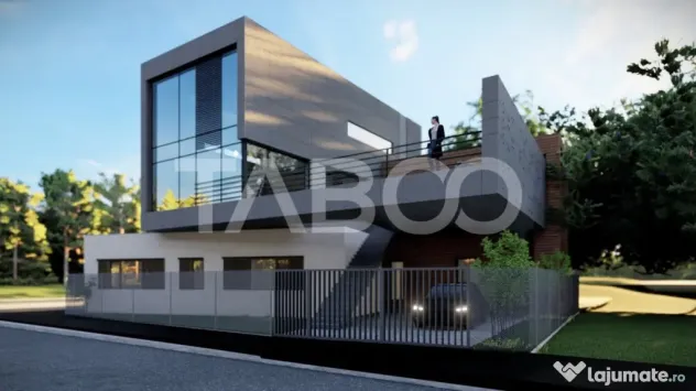 Casa individuala de vanzare cu terasa teren 320 mp zona Cent - Sibiu (Sibiu)