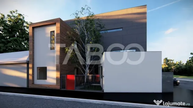 Casa individuala de vanzare cu terasa teren 320 mp zona Cent - Sibiu (Sibiu)